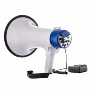 40W portable handheld megaphone for sale with siren and mic