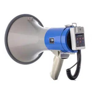 25W portable bullhorn megaphone speaker wth siren